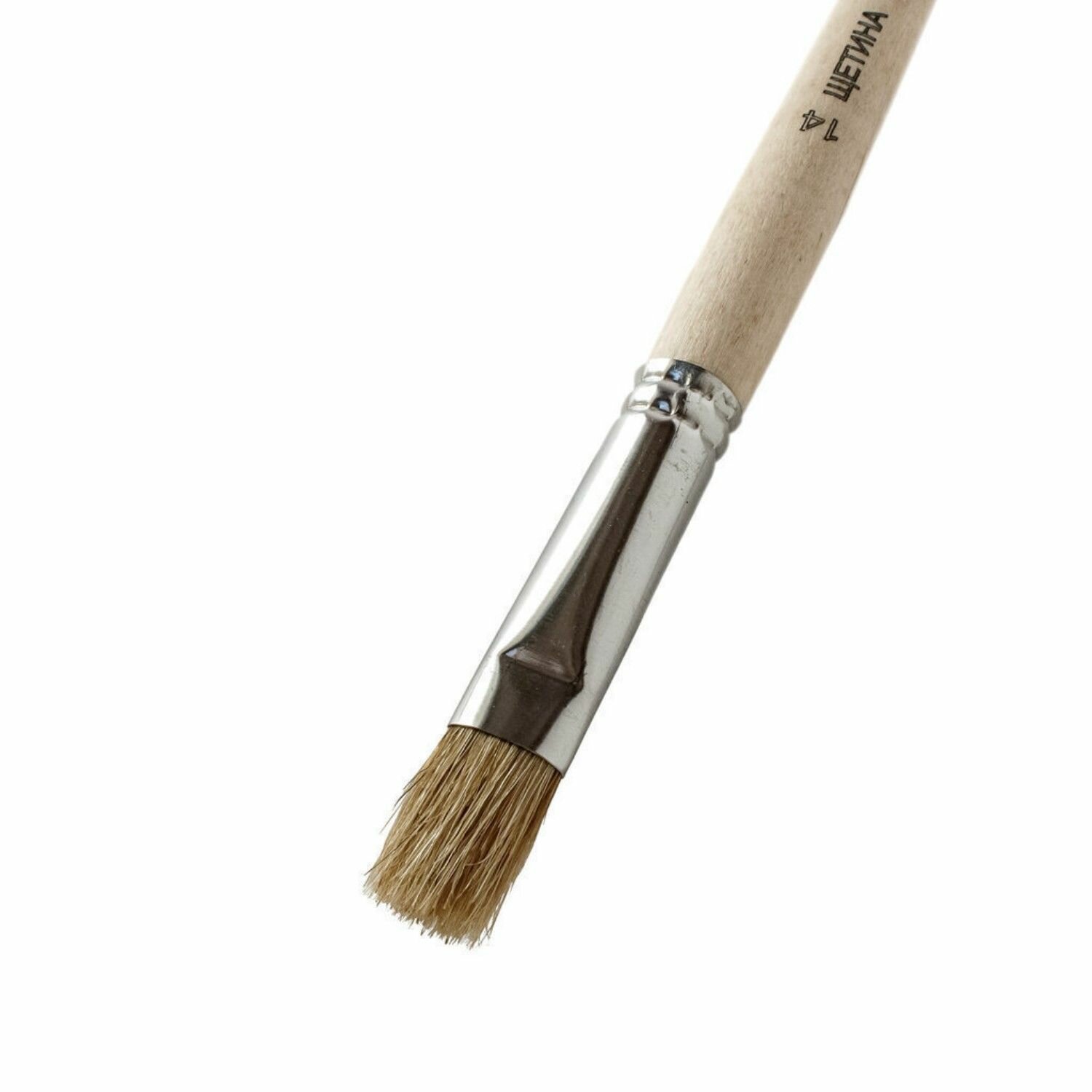 Кисть щетина плоская 14   Артекс  короткая ручка