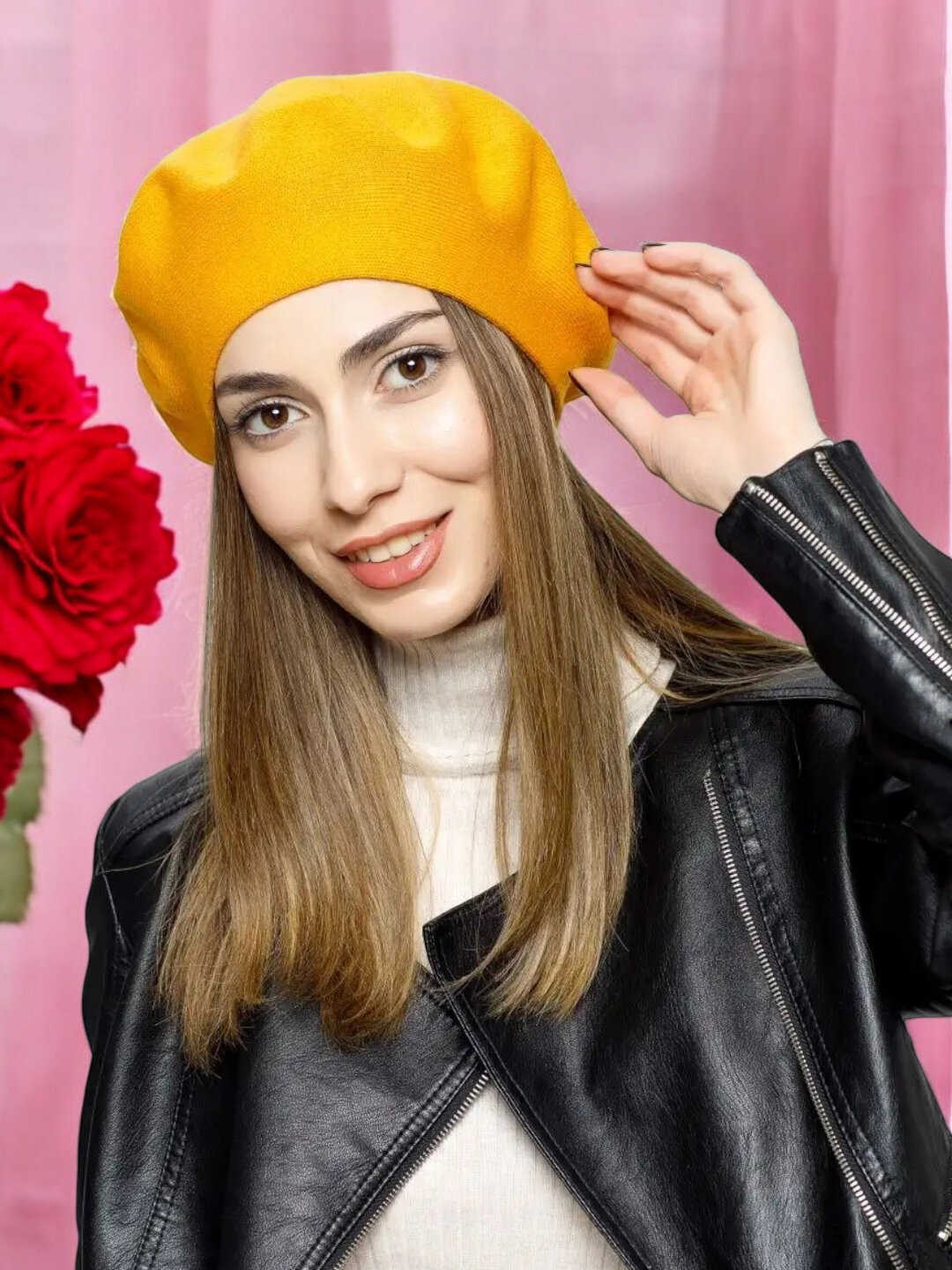 Берет  для девочек и женщин