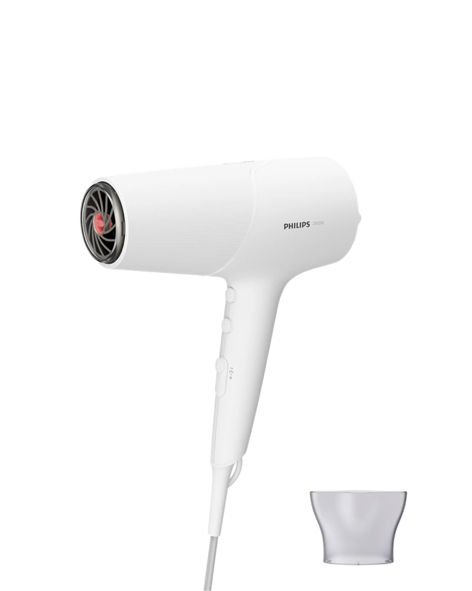 Фен Philips BHD500, мощность 2100Вт, 3 температурных режима, 2 скорости, холодный обдув