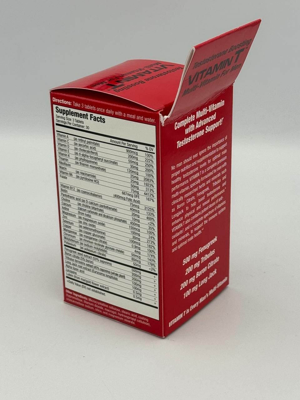 MuscleMeds Vitamin T Testosteron booster 90tabs для тестостерона — фото 1