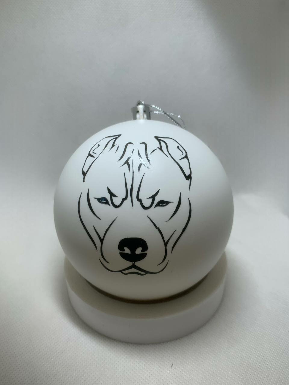 Елочный шар пластиковый 