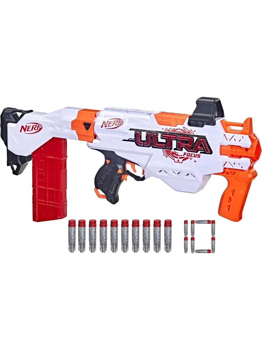 Игрушечное оружие Hasbro Nerf Ultra Focus - Автоматический бластер+10 дротиков - Нерф F0500