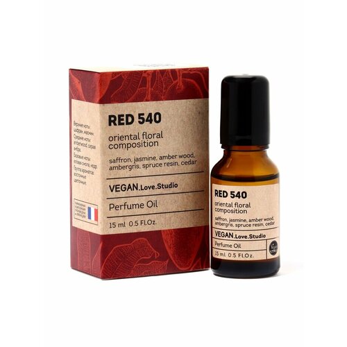 Парфюмерное масло женское VEGANLoveStudio Red 540 15 мл 431₽