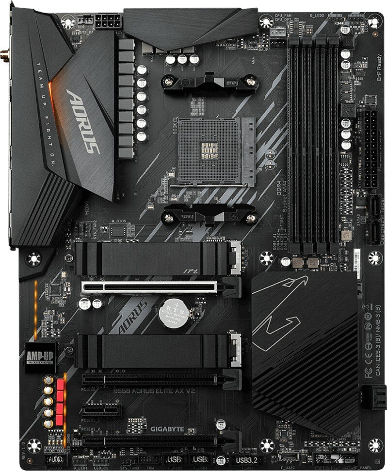 Материнская плата Gigabyte B550 AORUS Elite AX V2, RTL