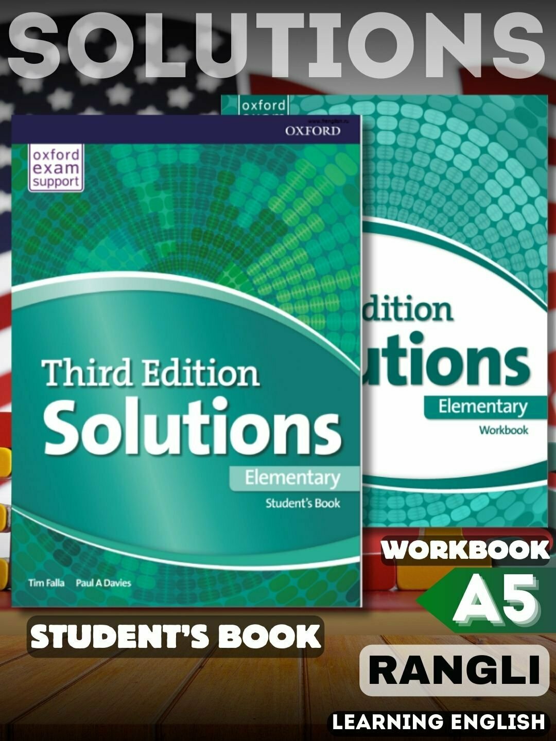 Английский с нуля: Solutions Elementary 3rd Edition — Student's Book + Workbook