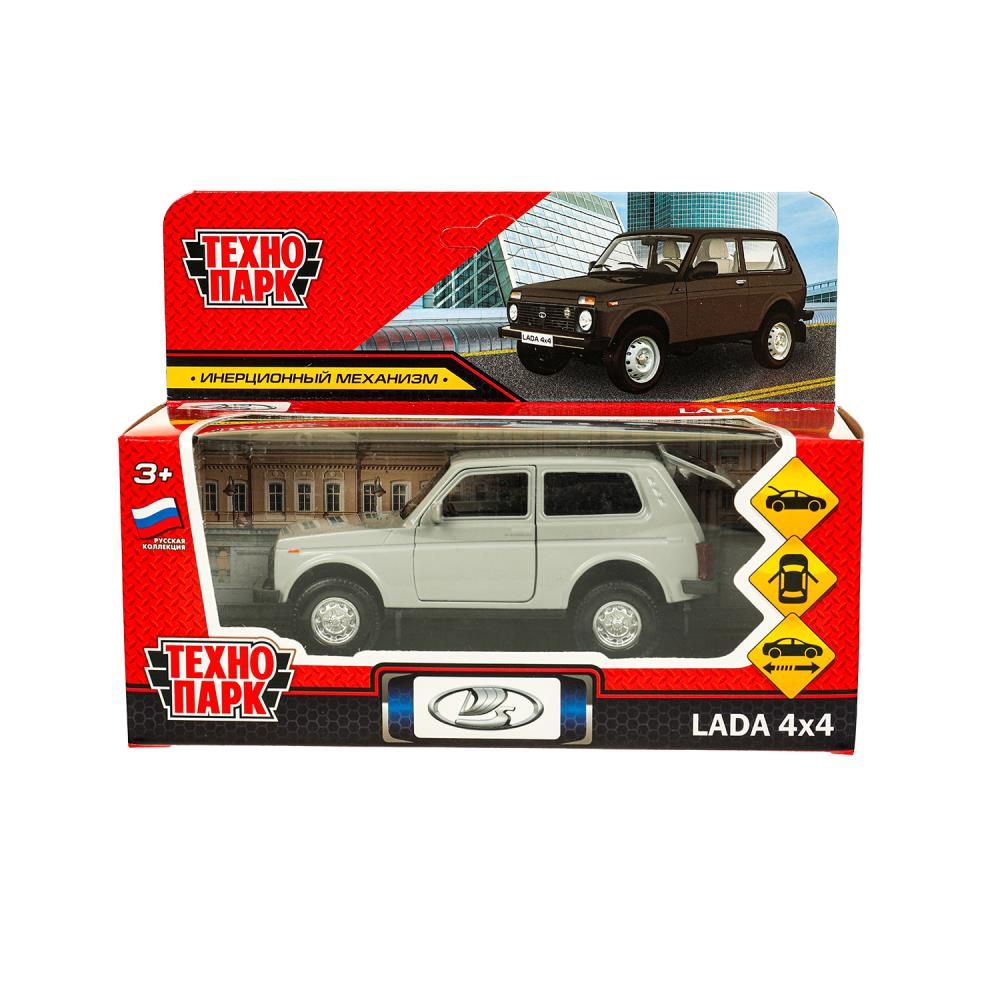 Машина металл LADA 4x4 длина 12 см