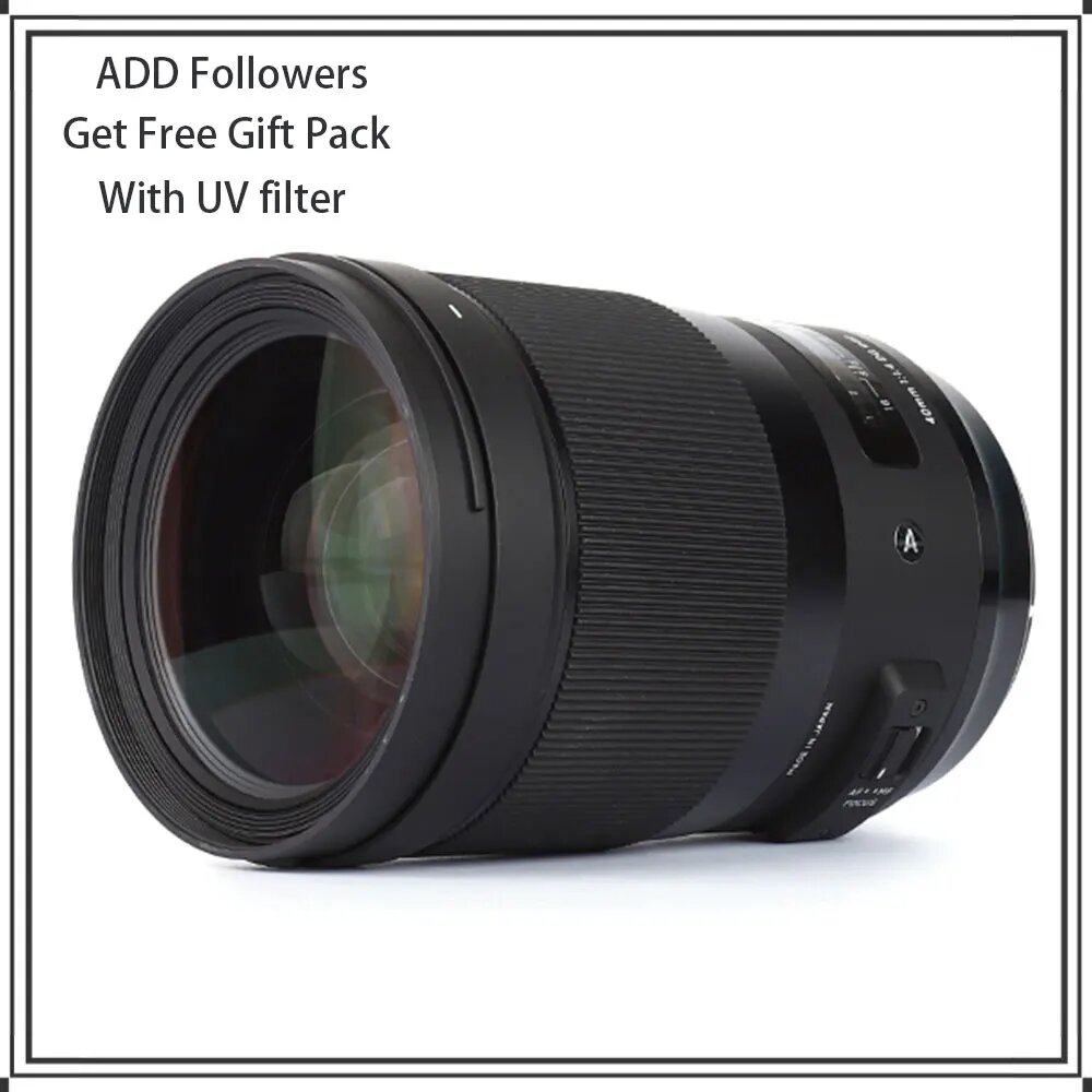 Sigma 40 мм F1.4 DG HSM Art Объектив для Canon Nikon Sony, CANON