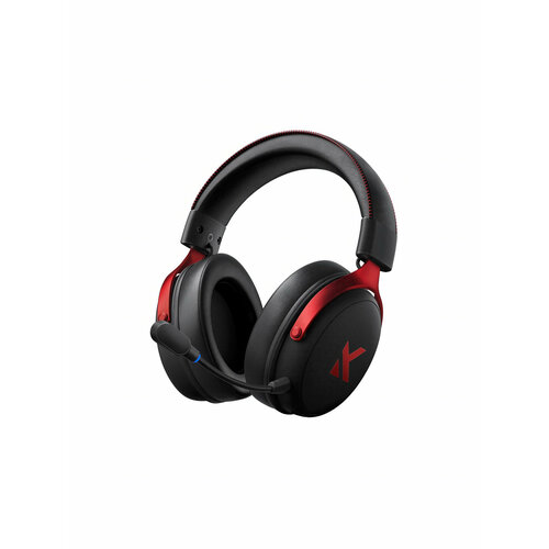 Игровая гарнитура MCHOSE V9, беспроводные, накладные, 53 мм динамики, до 250 ч работы, черно-красный