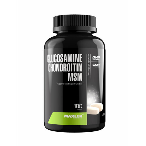 Препарат для укрепления связок и суставов Maxler Glucosamine Chondroitin MSM, 180 шт.