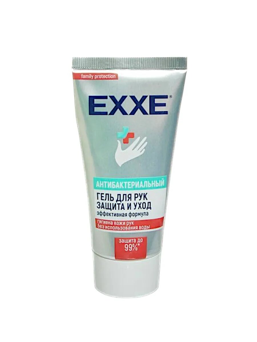 Санитайзер антибактериальный гель для рук EXXE 50мл