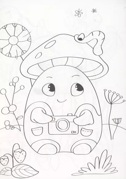 Мини-раскраска. Первые картинки — фото 1