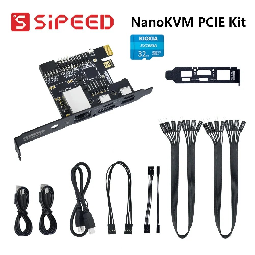 Sipeed NanoKVM-PCIe PiKVM Мини-сервер, KVM PCIE kit
