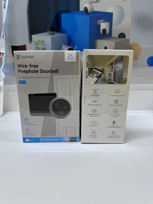 Видеодомофон EZVIZ CS-DP2, 3 Мп, 2K датчик движения, ИК-подсветка — фото 1