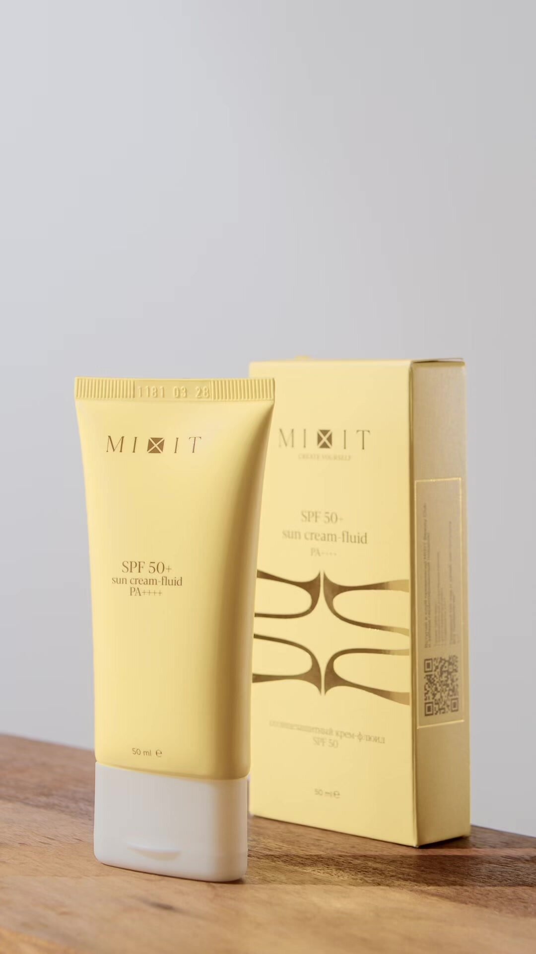 MIXIT Солнцезащитный крем для лица Back to Sun SPF 50, для всех типов кожи — фото 1
