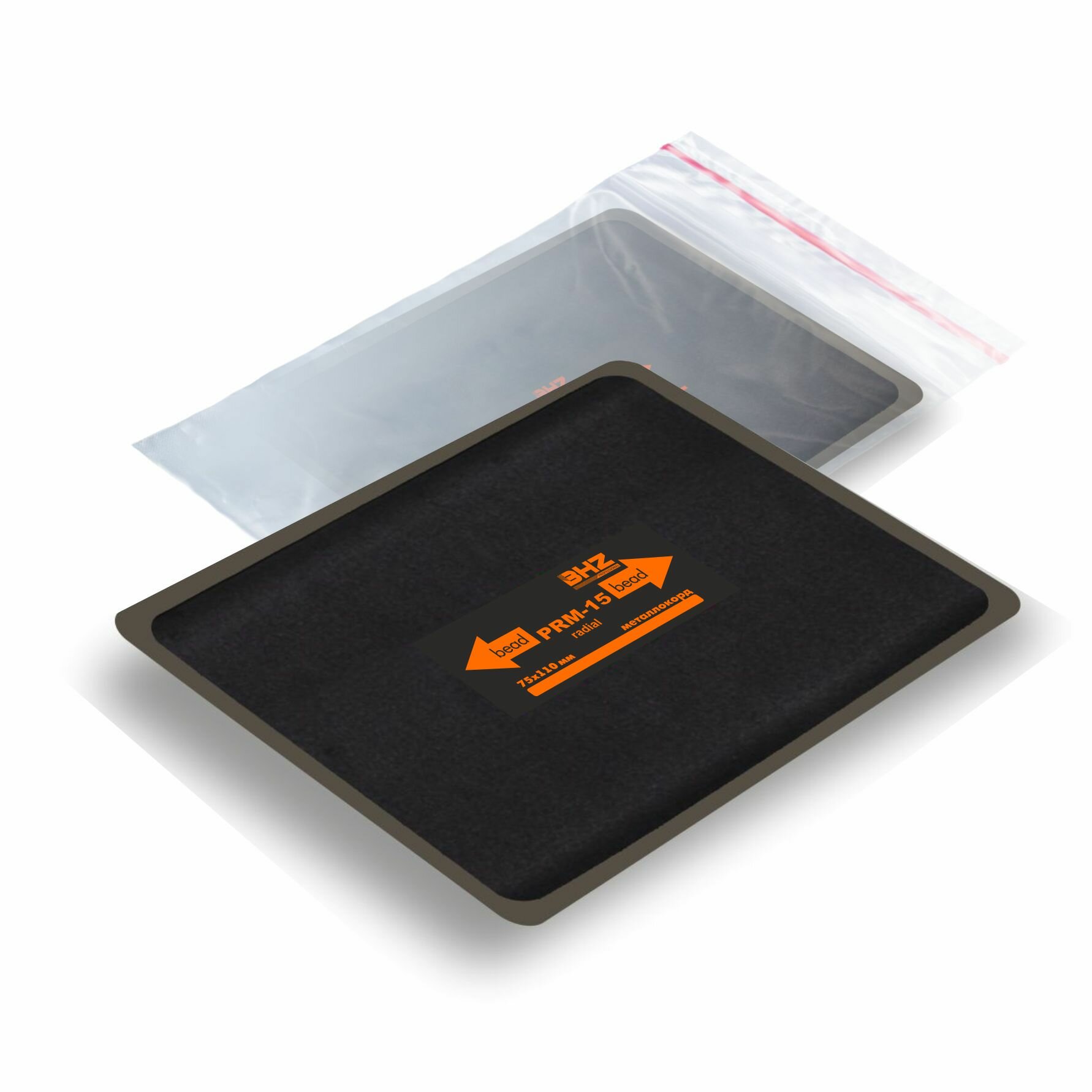 БХЗ Пластырь PRM 15 BHZ Professional  Пластырь металлокордный для радиальных шин ЦМК 75 110 мм  5 шт 489011BHZ