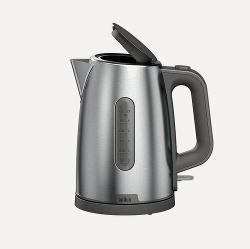 Изображение товара Электрочайник Braun WK102AI-WK1500GY PurShine нержавеющая сталь, серый, 1.7л