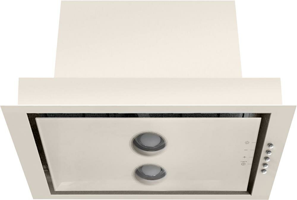 Вытяжка встраиваемая GEFEST во 4603 В81, ширина 50 см, отвод/циркуляция, бежевый