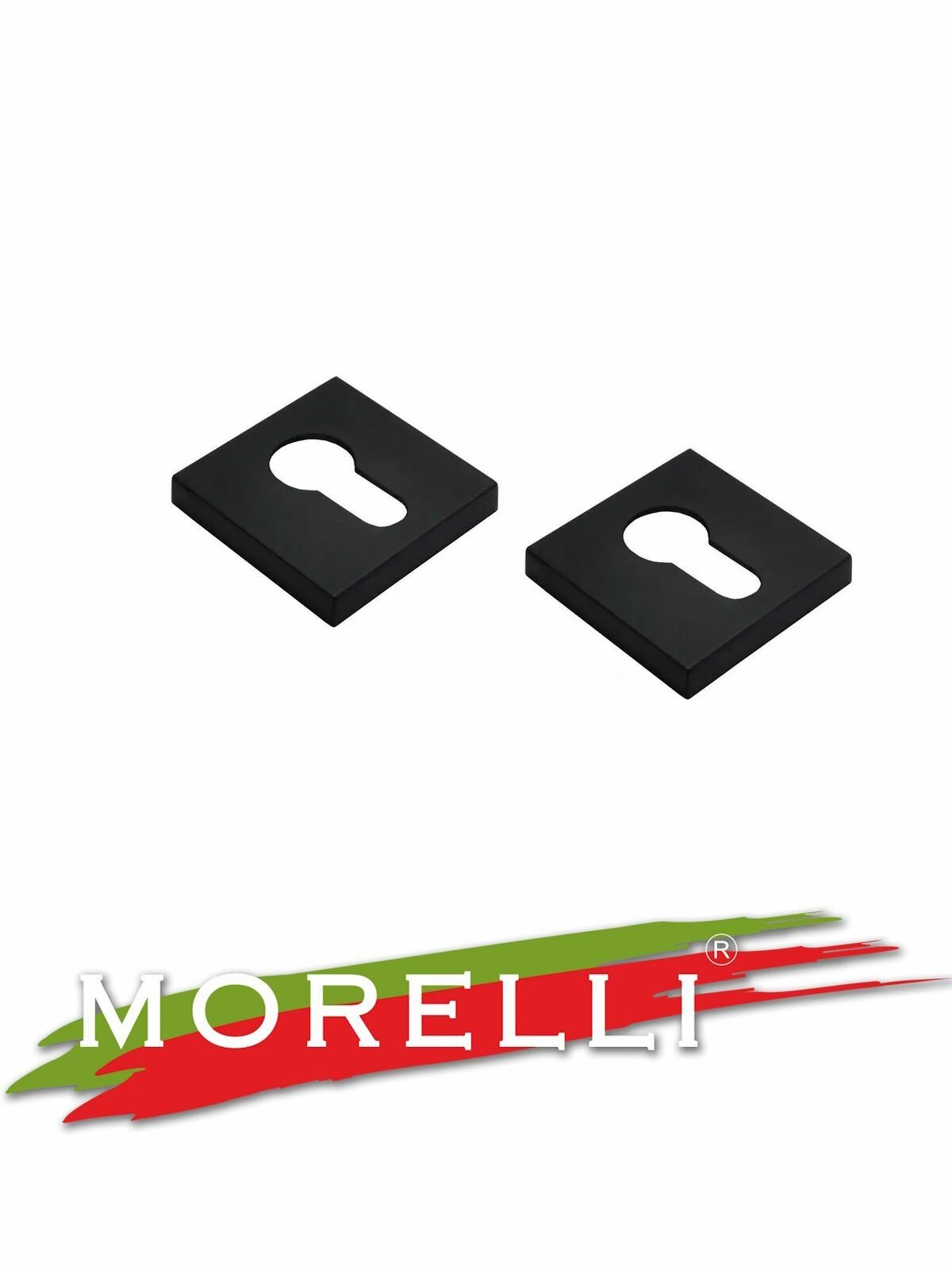 Накладка Morelli MH-KH-S6 BL на ключевой цилиндр на квадратной розетке 6 мм цвет - чёрный