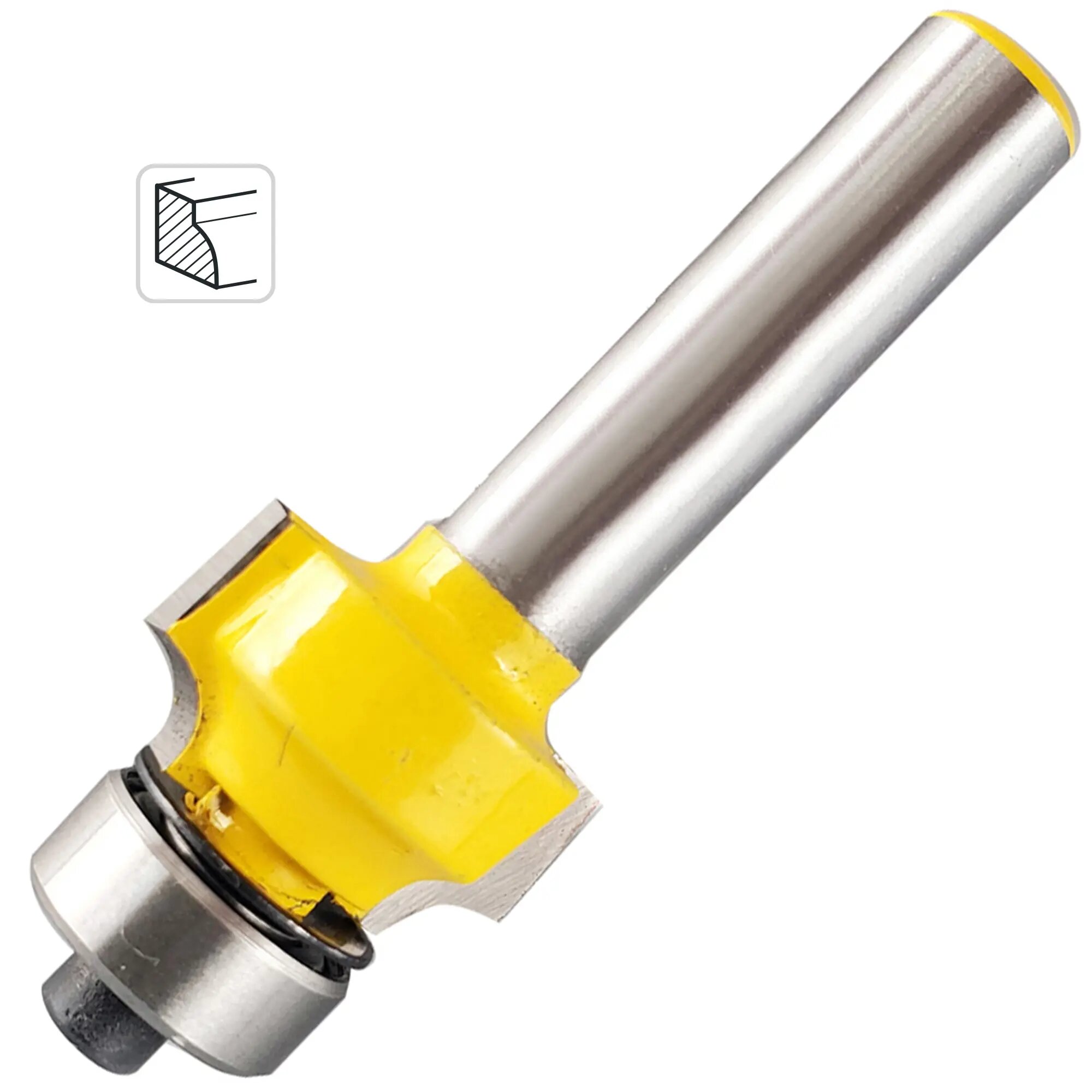 Фреза по дереву кромочная калевочная 553354 19x10 мм хвостовик 8 мм