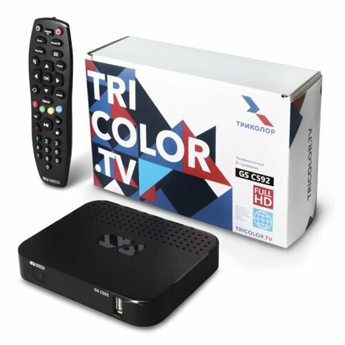 Медиаплеер Триколор для просмотра через интернет GS C592IP 14 дней подписки 5530₽