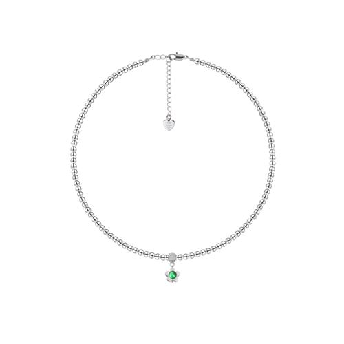 фото Чокер oh mary did, гематит, жемчуг swarovski синтетический, длина 37 см, изумрудный