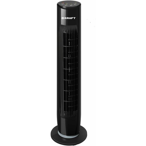 Вентилятор напольный колонный KRAFT KF-TF31BL Пульт ДУ цвет черный 3738₽