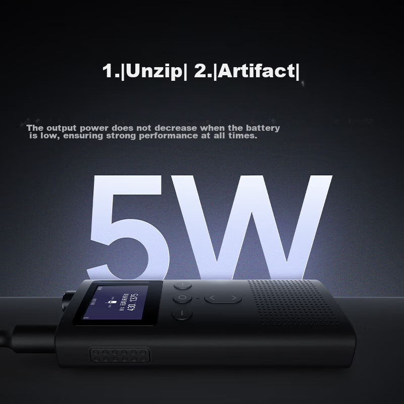 Изображение Xiaomi Walkie-Talkie 3 Supports Bluetooth Headphones, High Protection Level UV Dual-Band, Car And Outdoor Self-Driving, Compatible with Xiaomi SU7 Car System