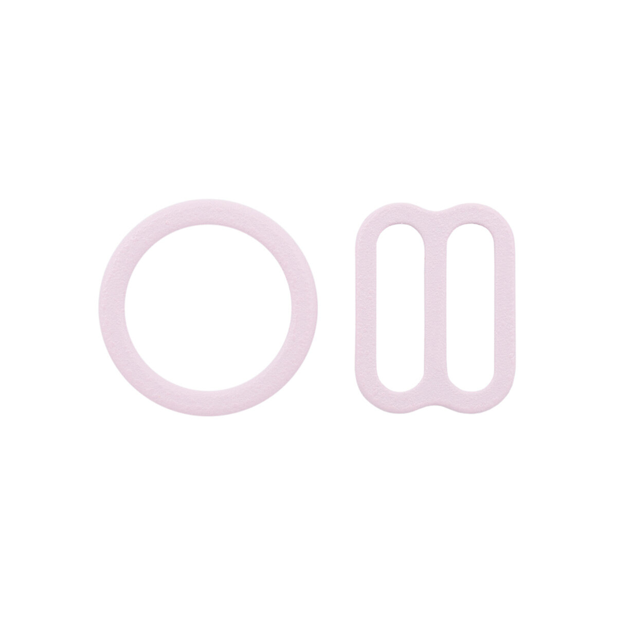 Набор металлической фурнитуры для бюстгальтера, цвет 189, цветок миндаля (кольцо 10 мм - 4 шт, регулятор 10 мм - 4 шт)