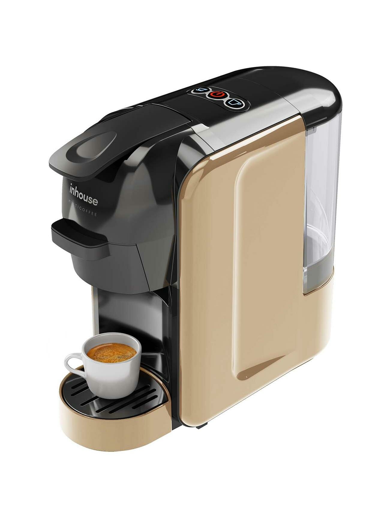 Кофемашина капсульного типа Inhouse Multicoffee ICM1904BG