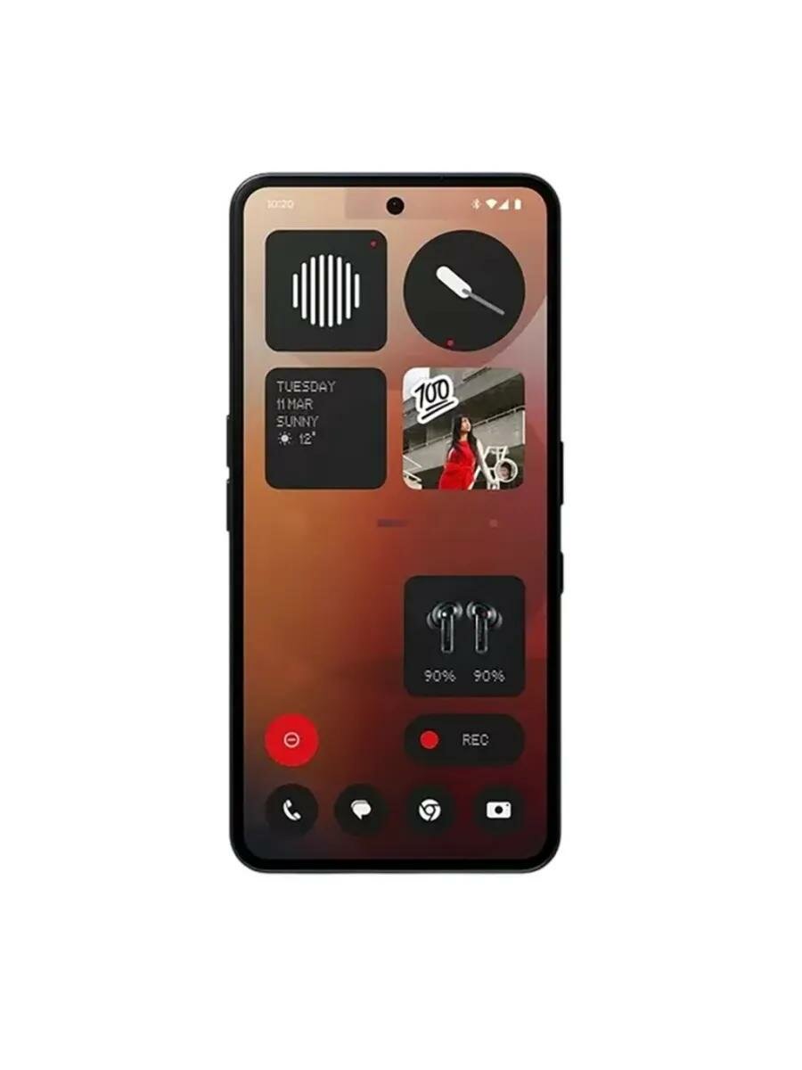 Смартфон Nothing phone (3a) 12/256GB Global, Dual nano SIM, Black — фото 1