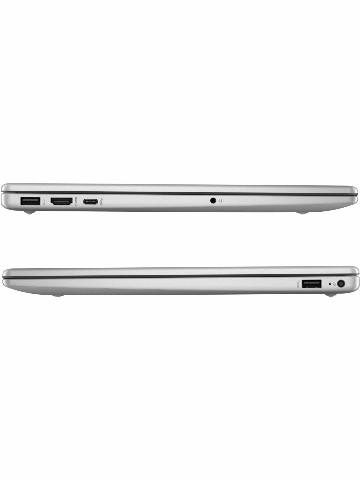 Ноутбук HP 15-fd0131wm, 15.6", IPS, Intel Core i3 N305, DDR4 8ГБ, SSD 256ГБ, Intel UHD Graphics, серебристый (9c9a2ua) — фото 1