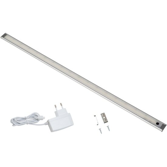 Светильник линейный ультратонкий Uniel ULI-F49-8W/4200K SENSOR IP40 SILVER
