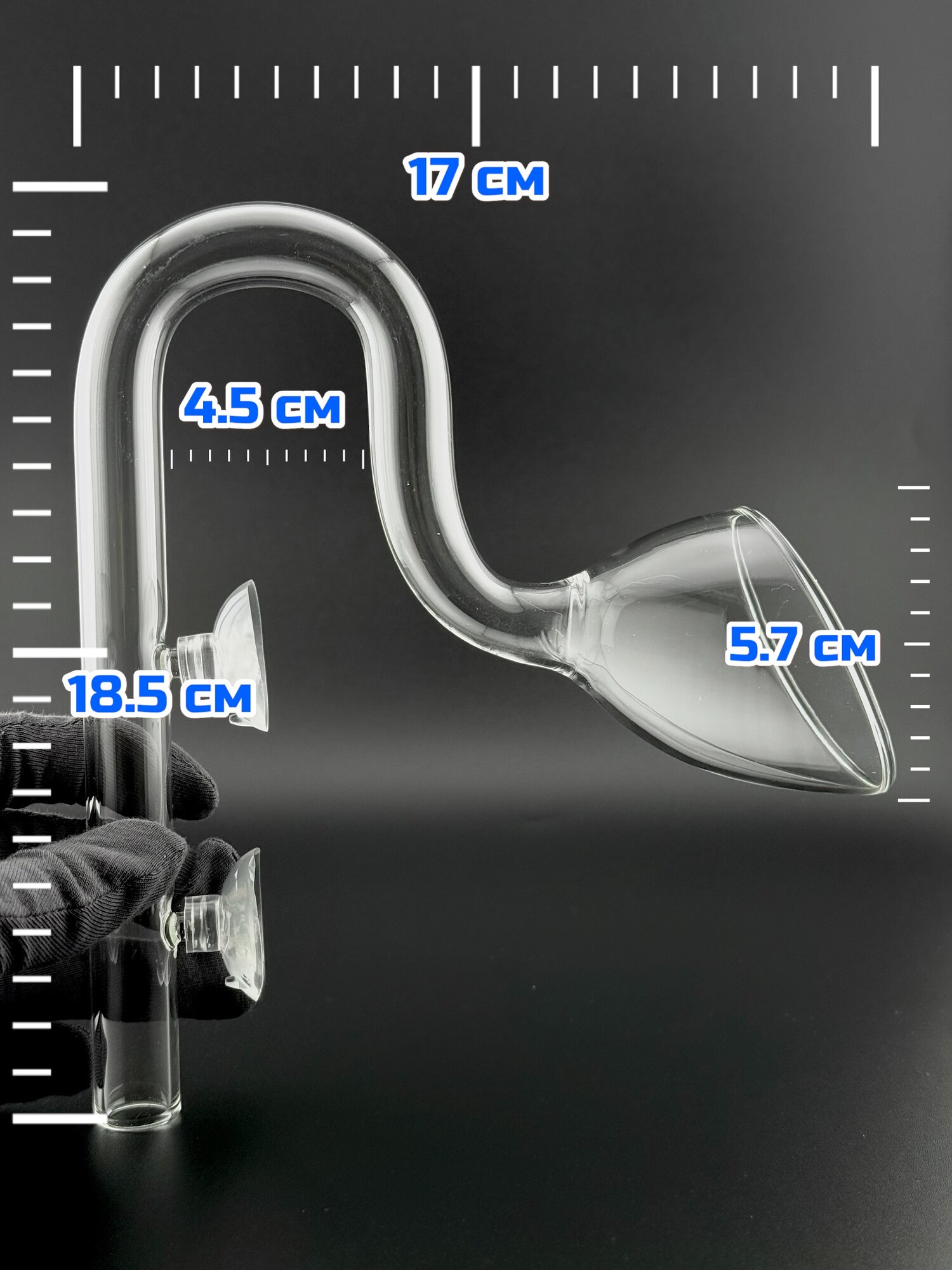 Lily Pipe (Лили Пайп) 16 мм для аквариума. Комплект вход и выход для внешнего фильтра. — фото 1