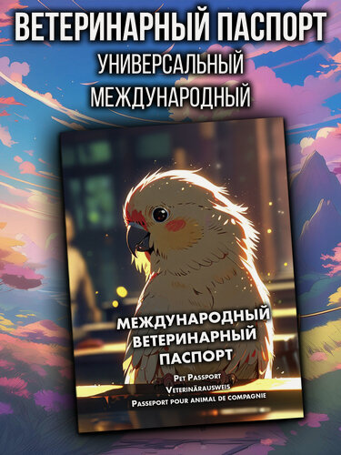 Изображение товара Ветеринарный паспорт для попугаев, международный