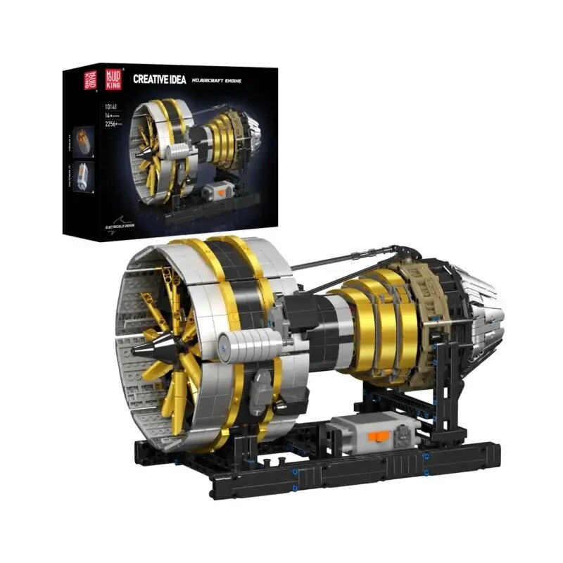 Конструктор Mould King 10141 Моторизованный турбинный двигатель (2256 деталей)