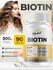Биотин 300 мкг витамины для волос, кожи и ногтей Biotin, 90 табле...
