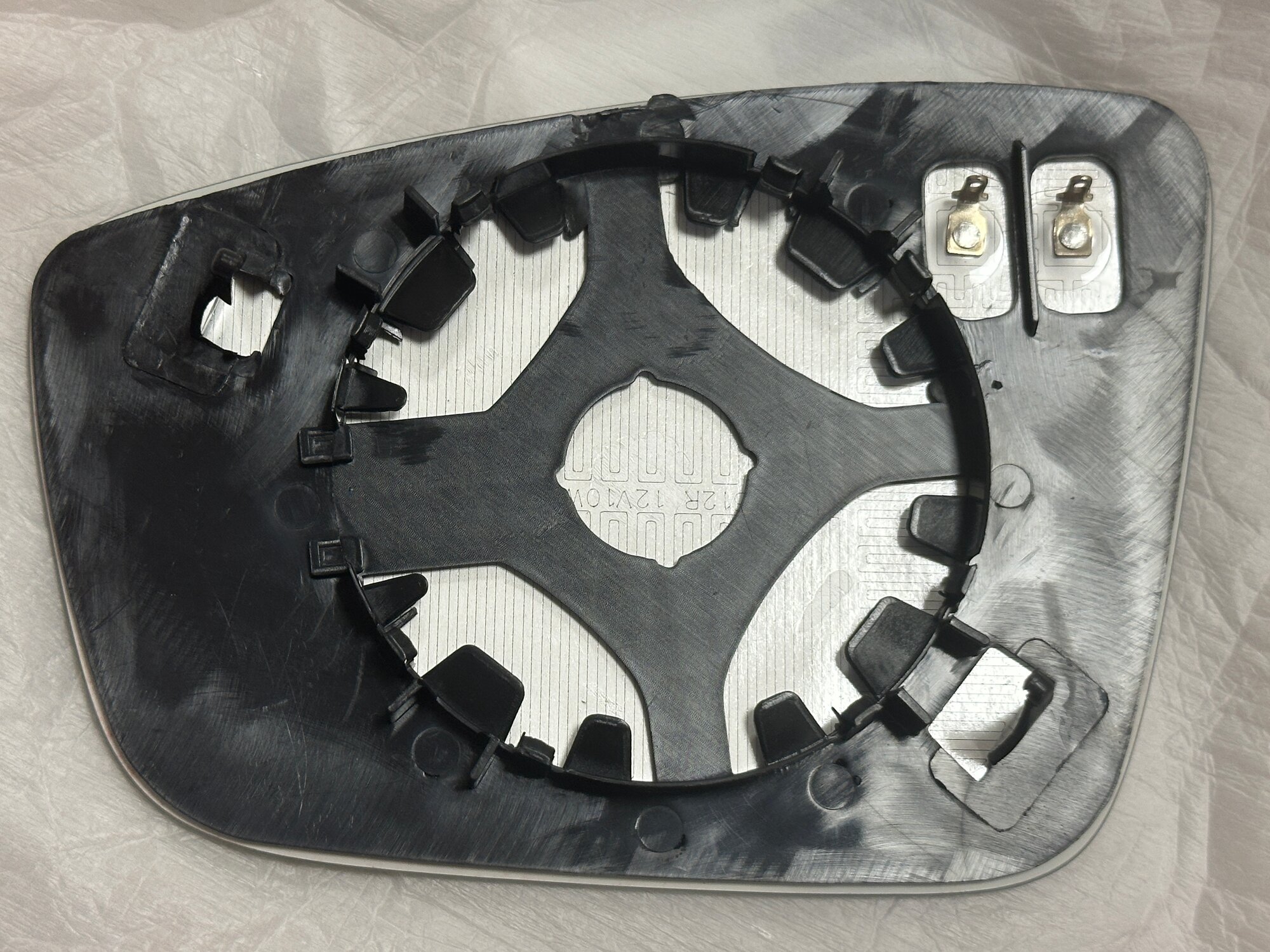 Изображение Стекло зеркала заднего вида правого (с подогревом) VAP VW Polo 6RU857522F VW6RU857522F