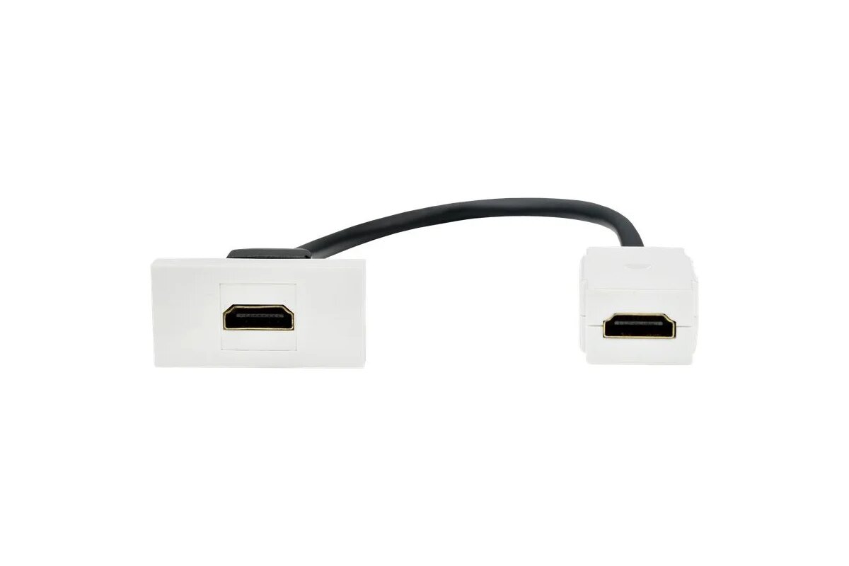 Розетка HDMI IEK PRIMER РКМ-10-00-П M/M (1 мод.) белая PR-KK40D-RH-0-1-K01
