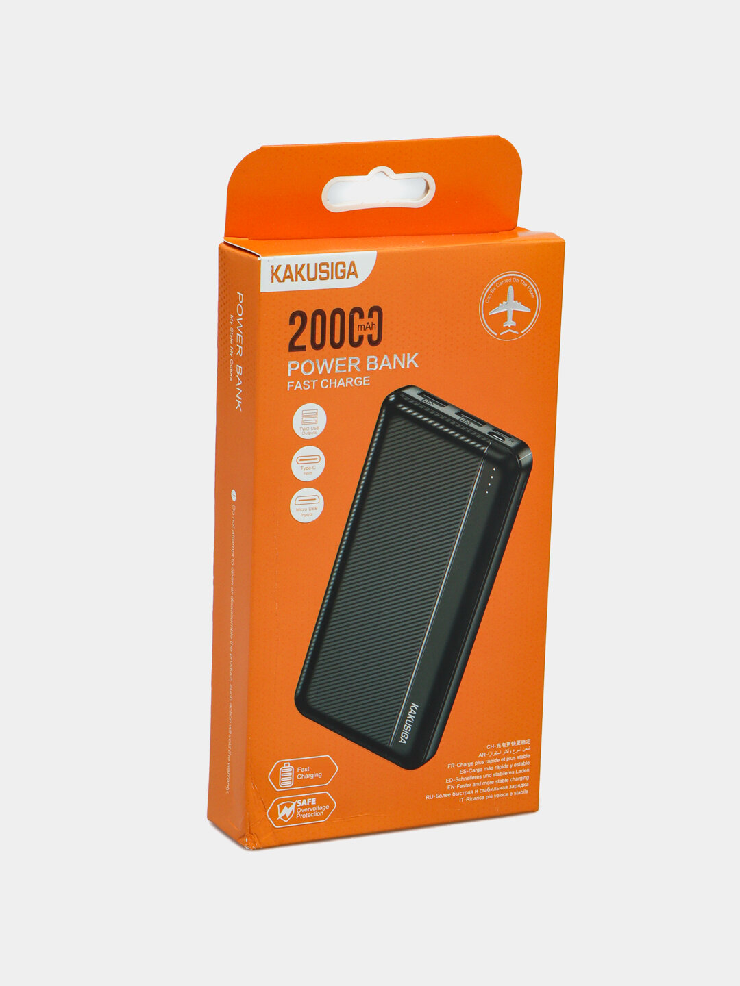 POWERBANK, KAKUSIGA, внешний аккумулятор емкостью 10000 мАч и 20000 мАч — фото 1