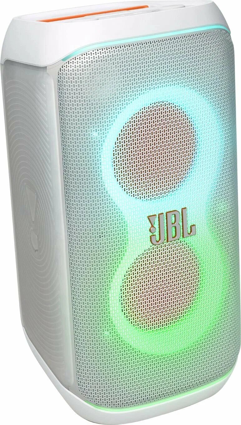 Минисистема Hi-Fi JBL PartyBox Club 120 белый 160Вт USB BT, Микрофонный вход, Караоке, Разъем AUX, Интерфейс USB