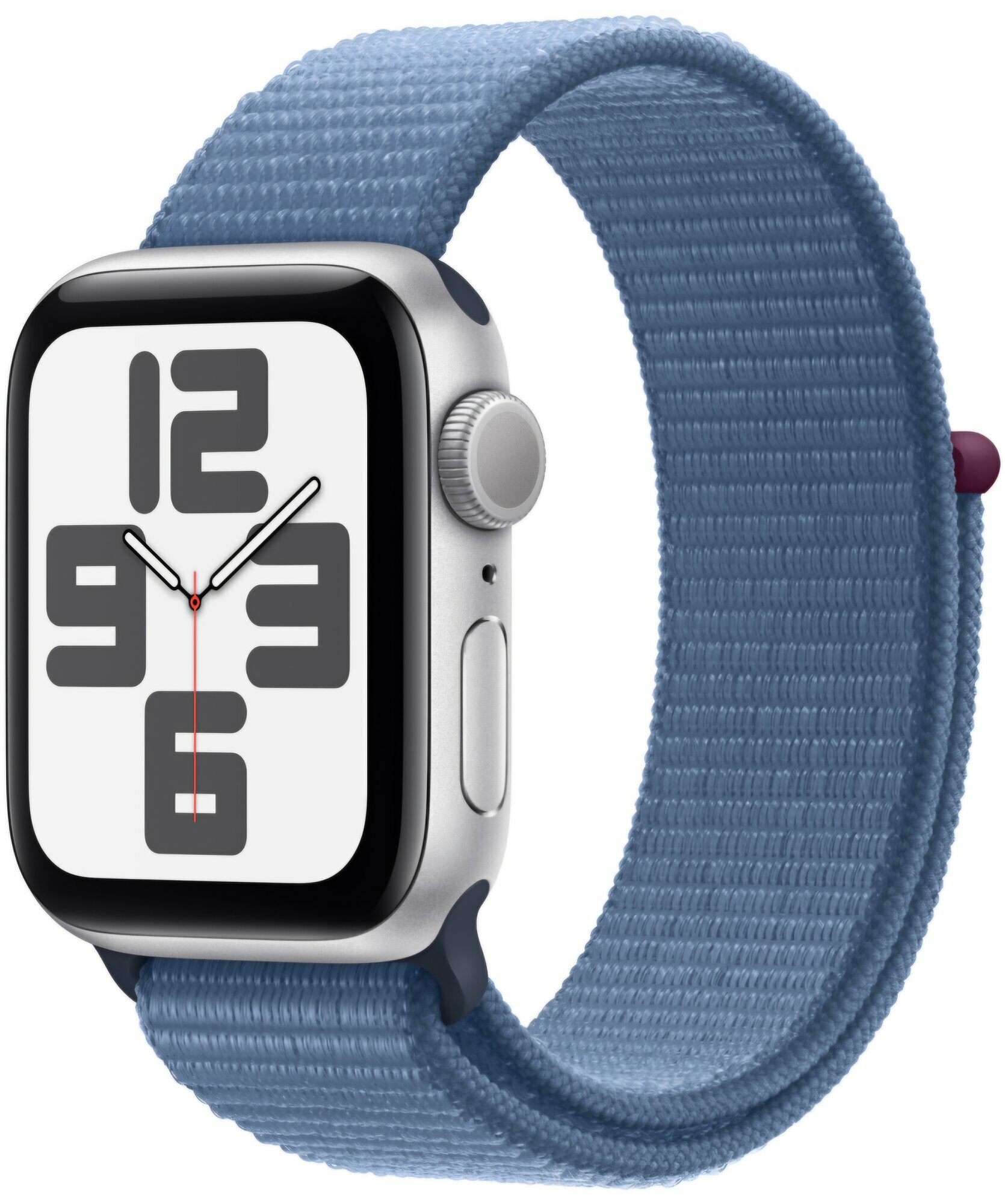 Смарт-часы Apple Watch SE2 40 2023 серебреный/синий (Silver Winter Blue Sport Loop)