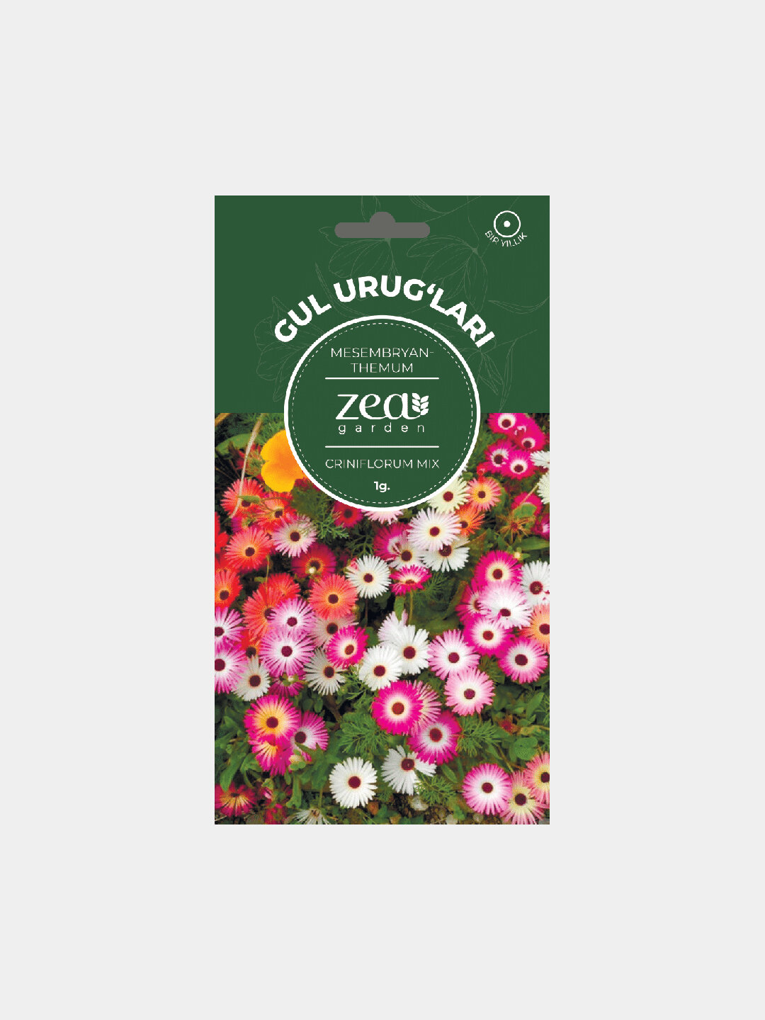 Семена Zea Garden Mesembryanthemum Criniflorum Mix — солнечный ковёр на вашей клумбе!