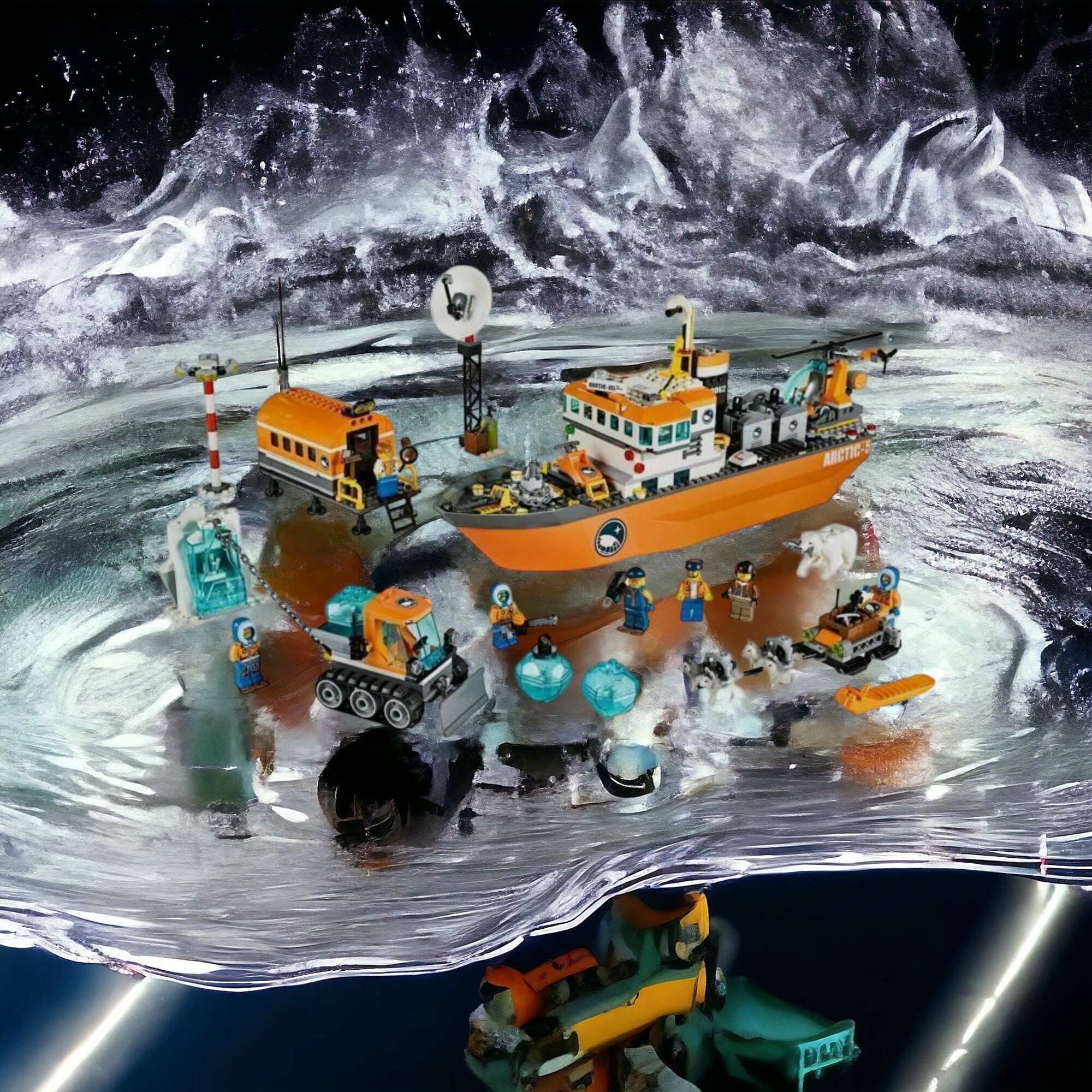 Конструктор Urban Arctic Сити Арктический ледокол 10443 760 дет.