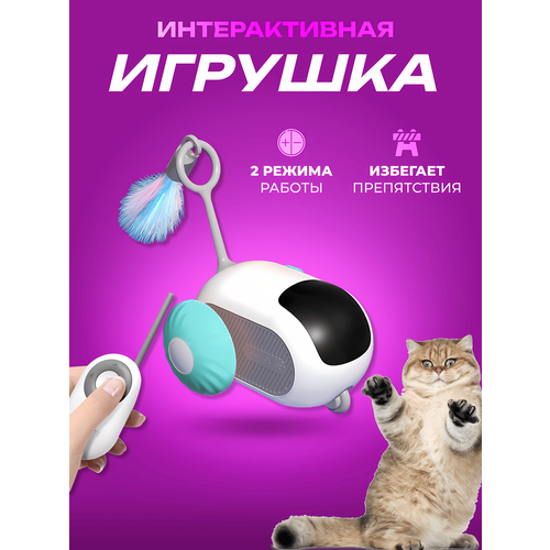 Игрушка для кошек и собак, интерактивная, радиоуправляемая, дразнилка
