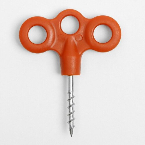 Крепление туристическое для веревки, набор - 5 шт, размер 7 х 7см