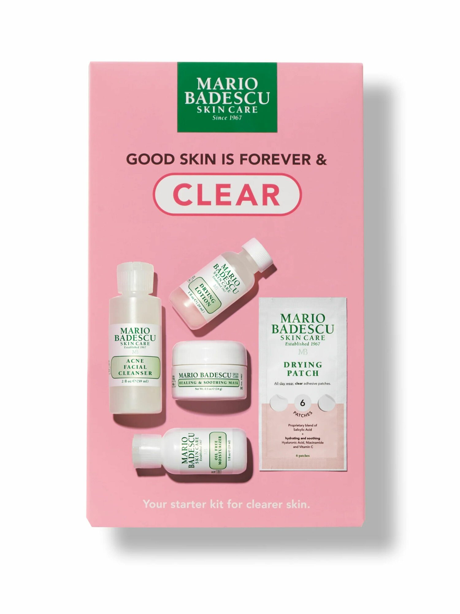 MARIO BADESCU Набор для ухода за кожей лица Good Skin Is Forever & Clear
