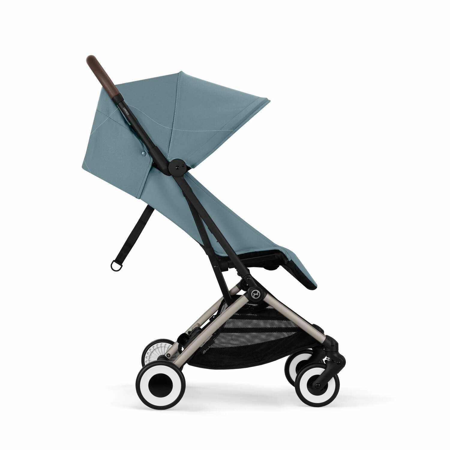 Обзор: Прогулочная коляска Cybex Orfeo, цвет Stormy Blue TPE RC & BB (Бирюзовый), артикул производителя 525000337