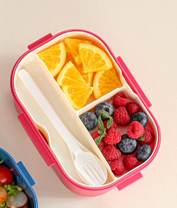 Ланч бокс герметичный, контейнер для еды Премиум Кофморт, 1200 мл, темно-розовый — фото 1