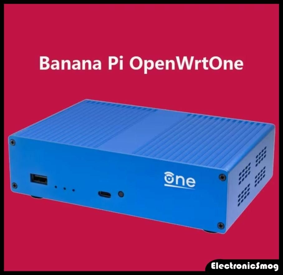 Маршрутизатор с чипом Banana Pi OpenWrtOne решение MT7981B WiFi6