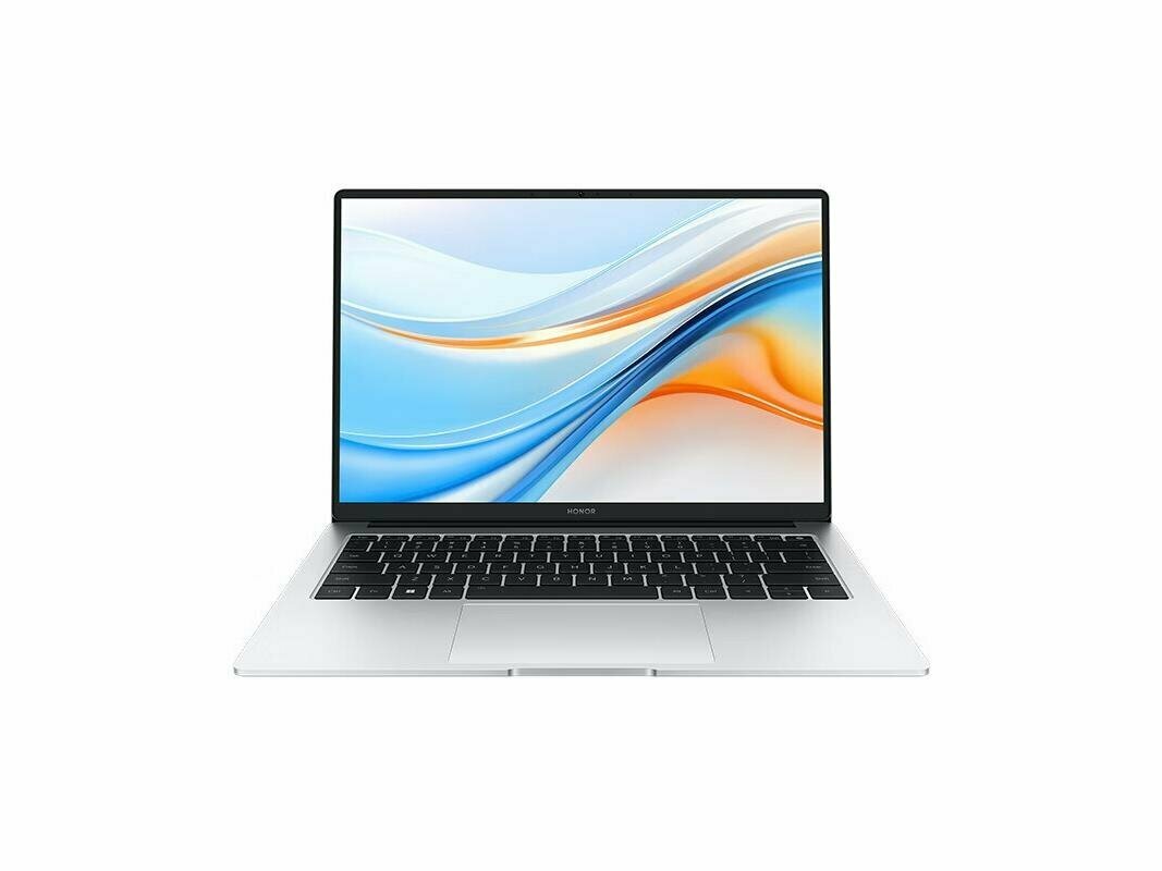 14" Ноутбук Honor MagicBook X14 Plus, FMI-7211, 2880x1800 IPS 120Гц, AMD Ryzen 7 8845HS (3.8 ГГц), RAM 32 ГБ LPDDR5х, SSD 512 ГБ, AMD Radeon 780M, Windows 11 Pro + MS Office Pro, Серебристый, Русская раскладка — фото 1